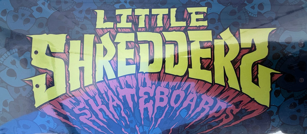 Little Shredderz - Blue Logo Skull