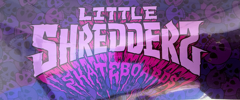 Little Shredderz - Pink Logo Skull