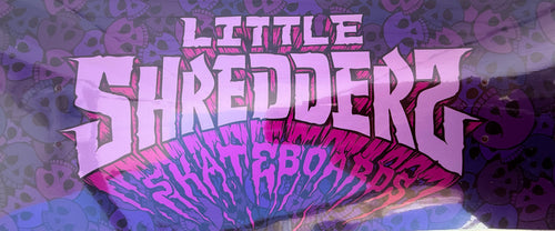 Little Shredderz - Pink Logo Skull