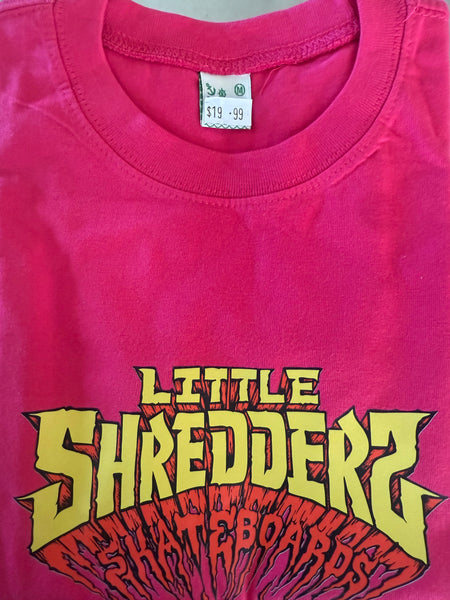 LITTLE SHREDDERZ PINK TEE