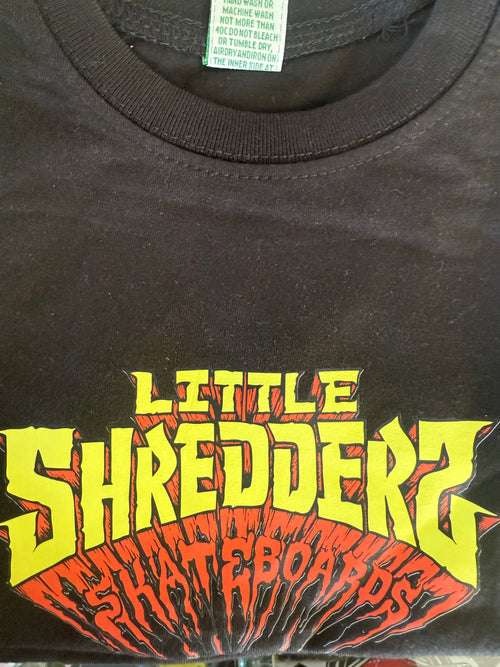 LITTLE SHREDDERZ BLACK TEE