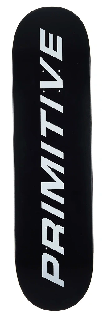 Primitive Euro Slant Black 8.25 Skateboard Deck