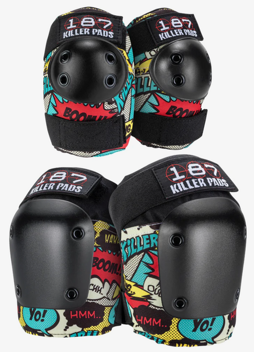 187 COMBO PACK COMIC - KNEE AND ELBOW PADS