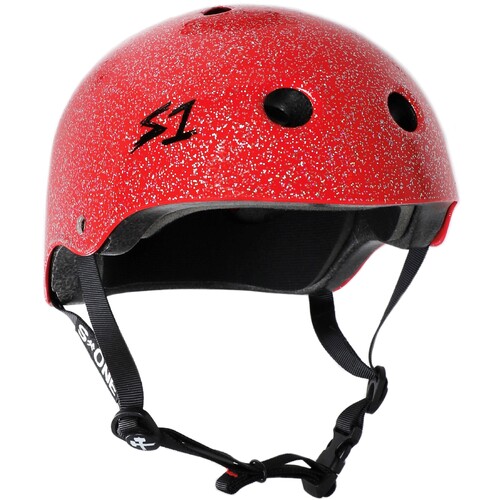 S1 Lifer Helmet - Red Glitter