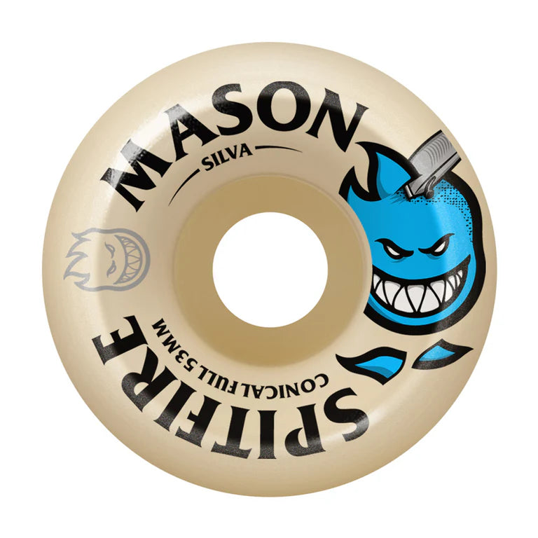 Spitfire - F4 Mason Silva Burn Squad Conical Full 53MM 99A Skateboard Wheels