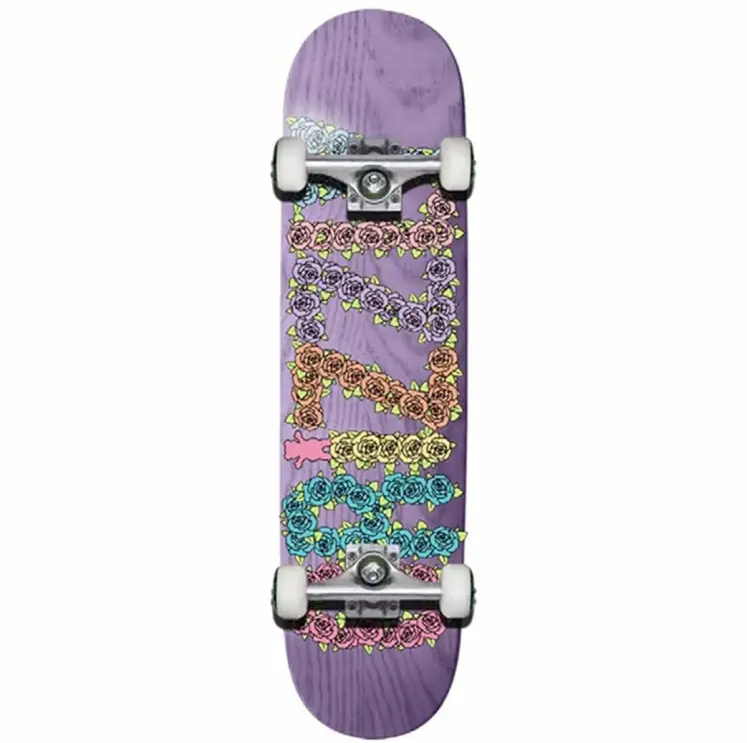GRIZZLY - ROSES 7.75" COMPLETE SKATEBOARD